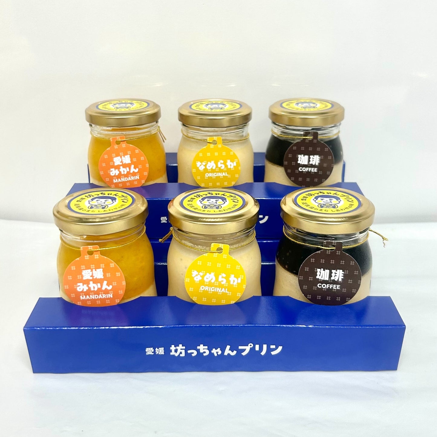 愛媛限定！ なめらか／愛媛みかん／珈琲6個入り